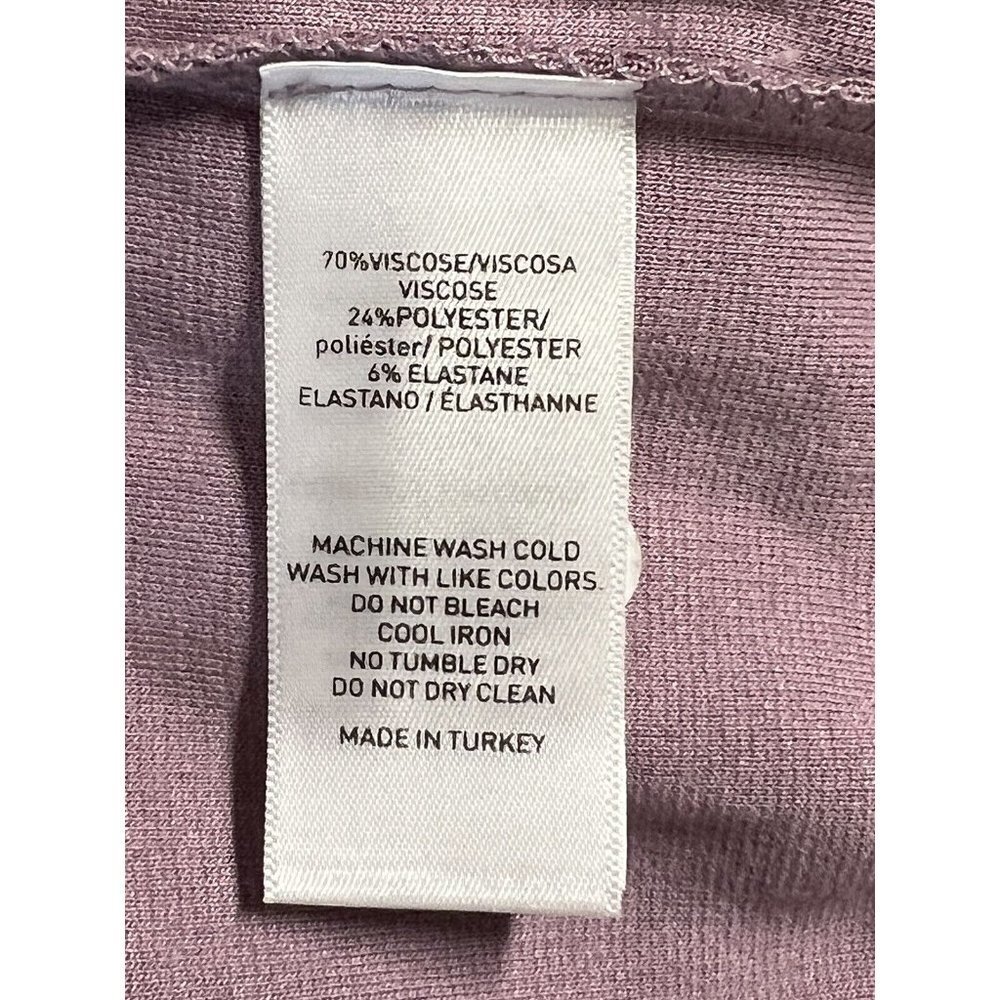 Women’s Ruffle-Sleeve Pullover Top in Mauve - Picture 7 of 16